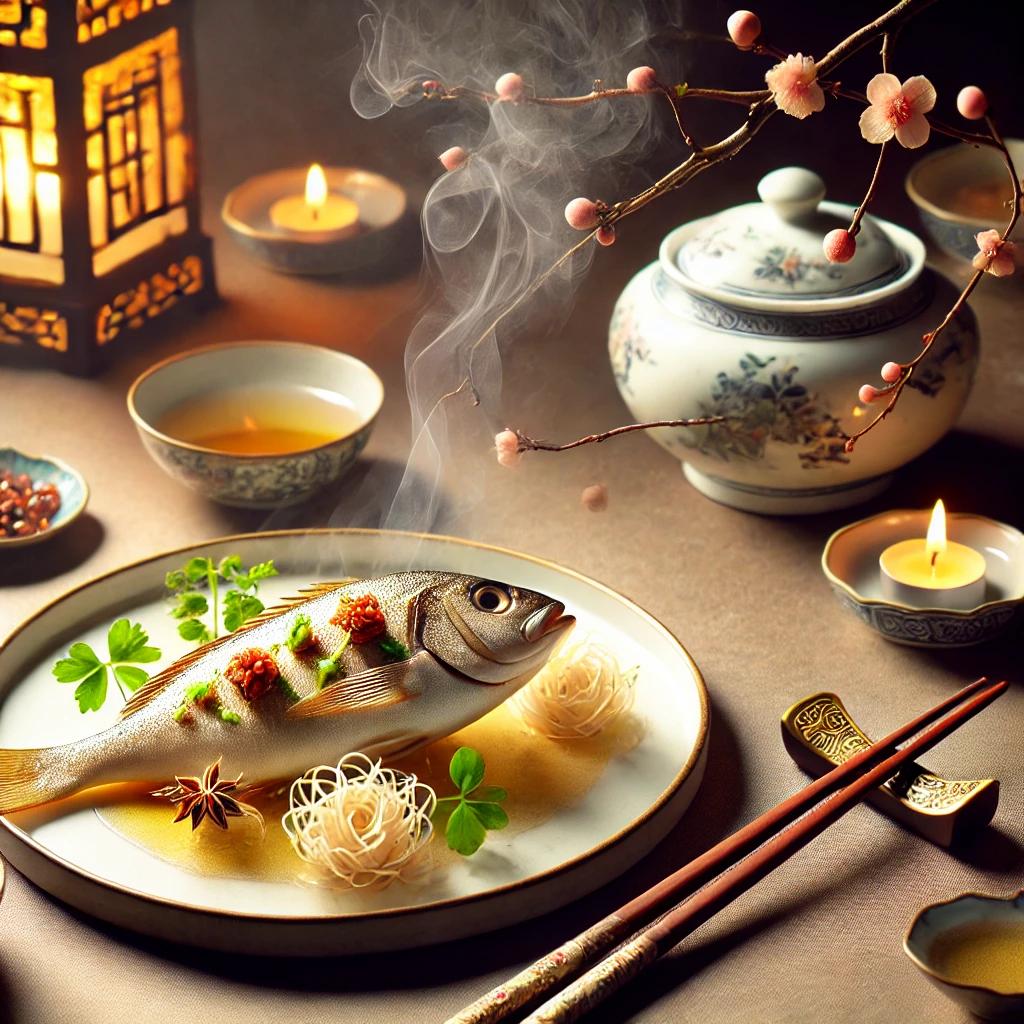 야식도 우아하게 중국식 생선찜