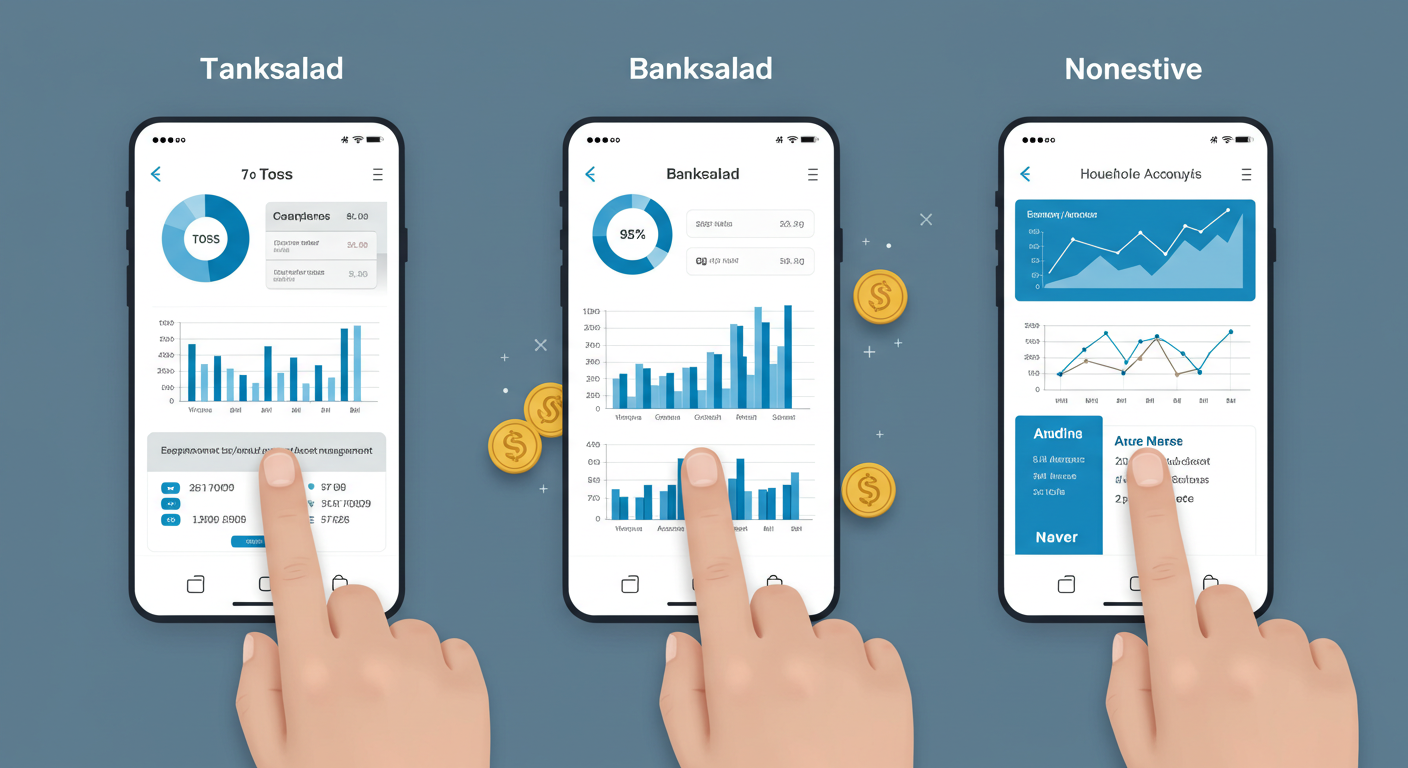 토스, 뱅크샐러드, 네이버 가계부 장단점 총정리!