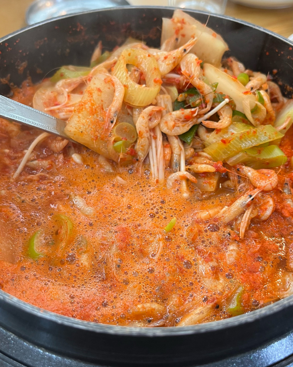 민물새우탕 모습