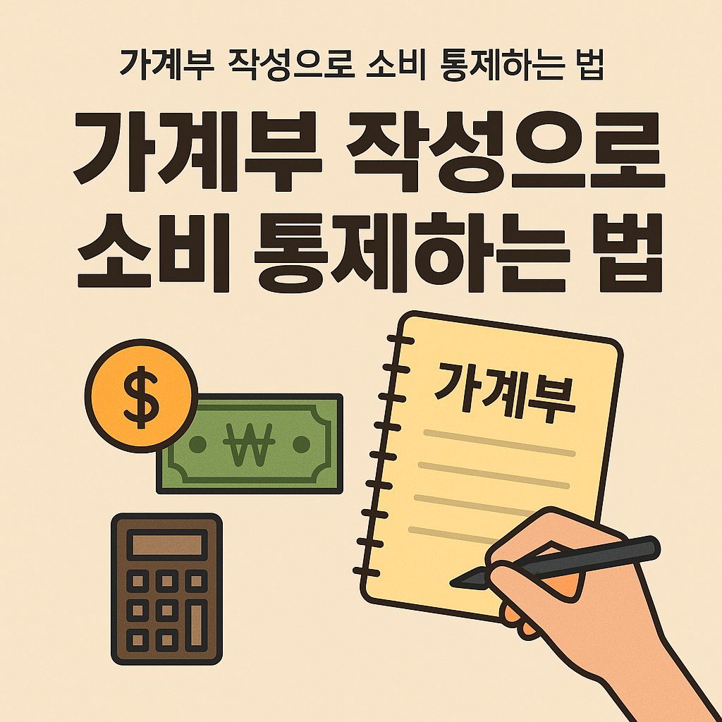 가계부 작성으로 소비 통제하는 법