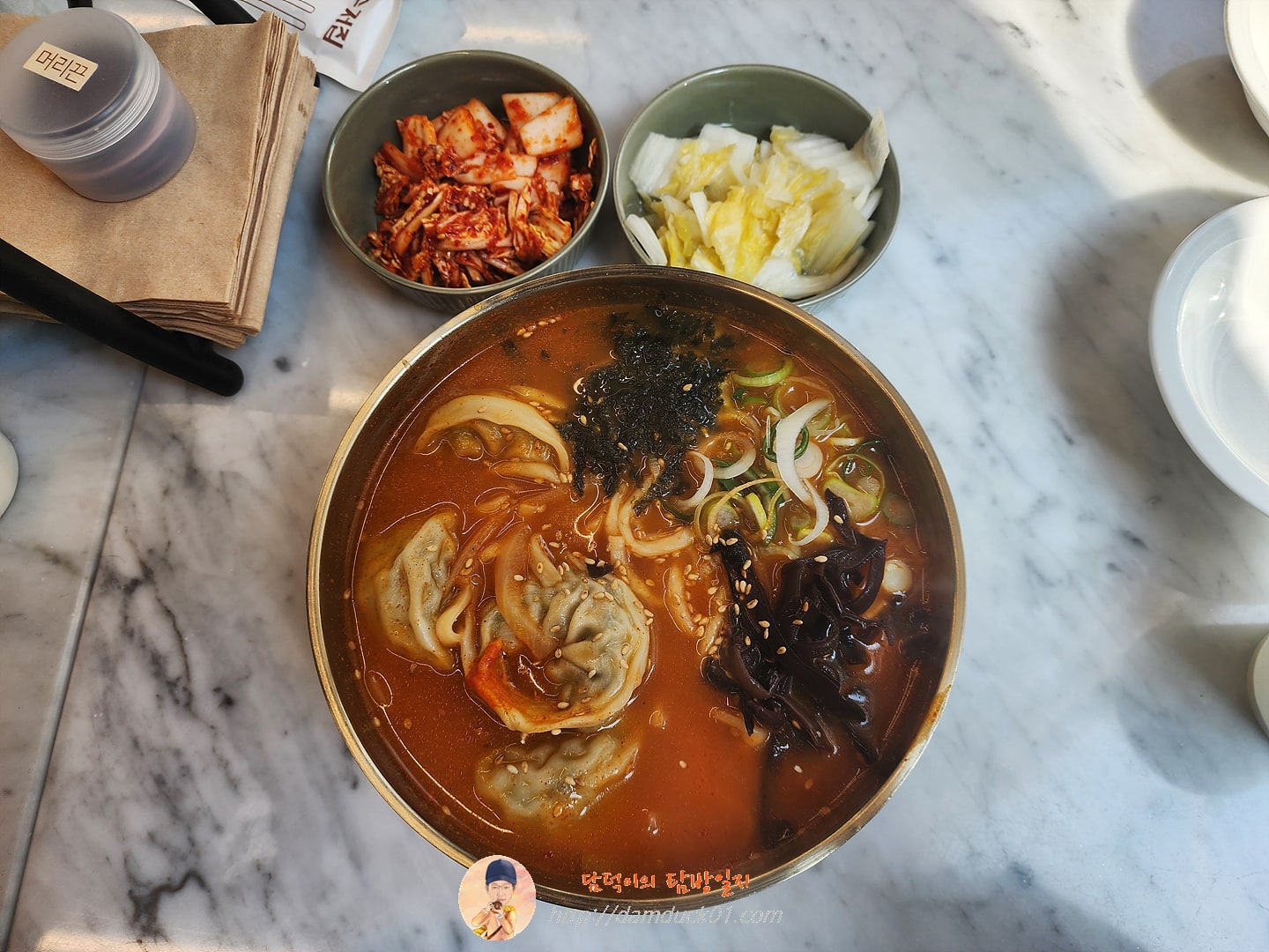 만두 장칼국수