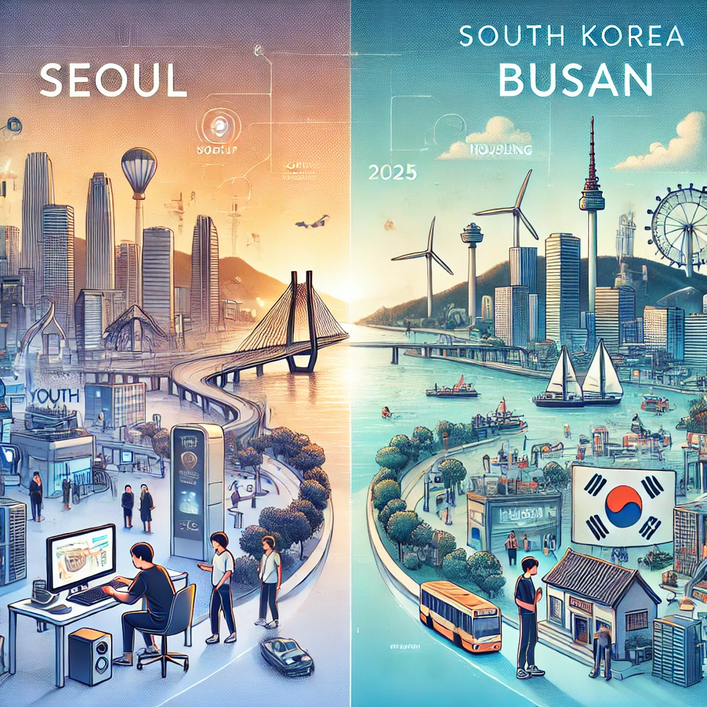 서울 vs 부산 청년 지원 비교 (일자리, 창업, 주거혜택)