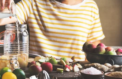 식초 발효 사진