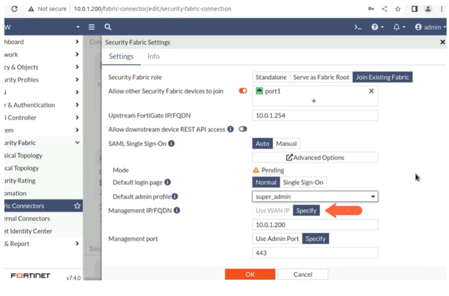 FortiAnalyzer 연동