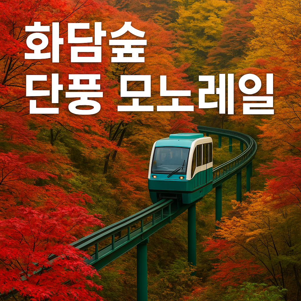 화담숲 단풍 모노레일 예약 꿀팁 & 입장료 총정리 (2025 최신판)