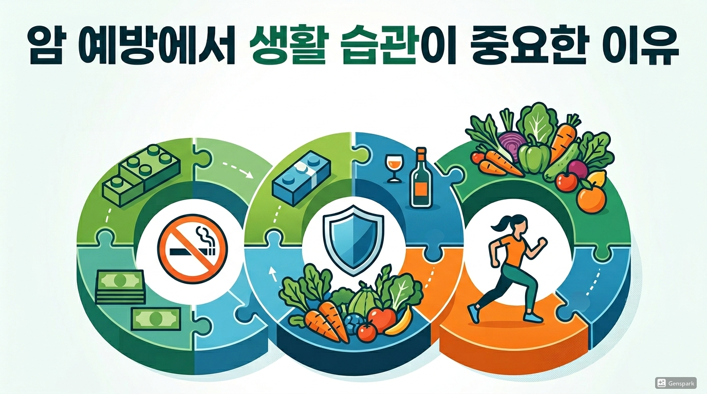 암 예방에서 생활 습관이 중요한 이유