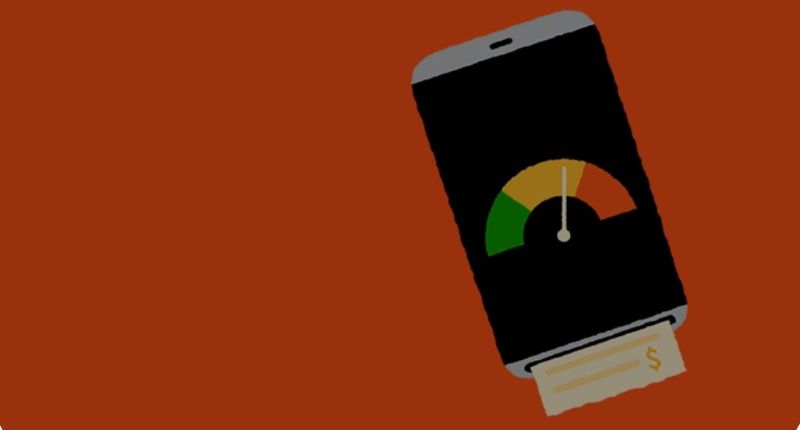 휴대폰 요금 연체 관련 일러스트 이미지 &lt; 출처 : 카카오뱅크 &gt;