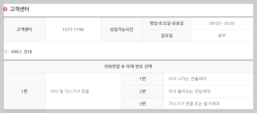 대구도시가스 이전안내