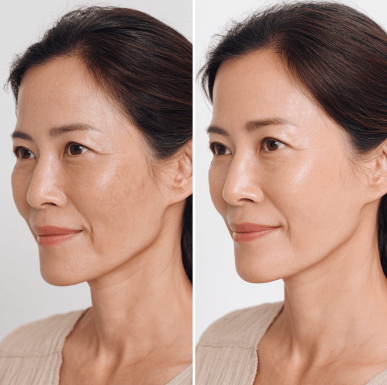 흑자와 기미 차이