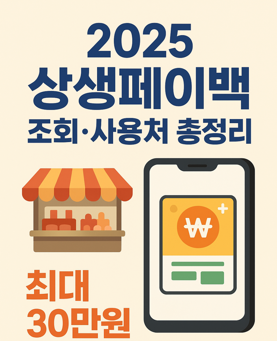 상생페이백 조회 사용처 사용방법