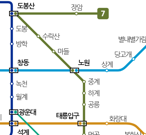 서울 지하철 노선도 크게보기