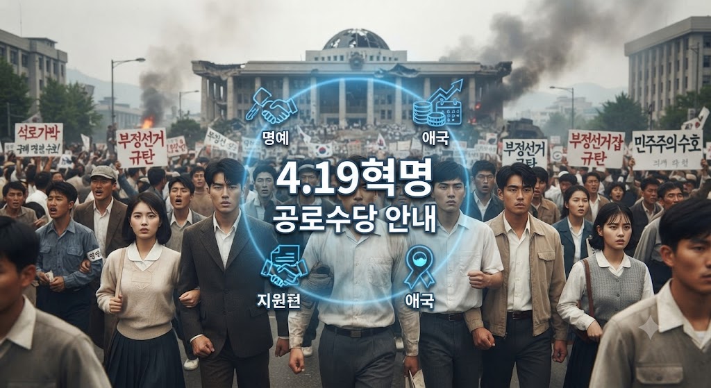 1960년 4월 19일 부정선거 규탄에 앞장섰던 혁명가들