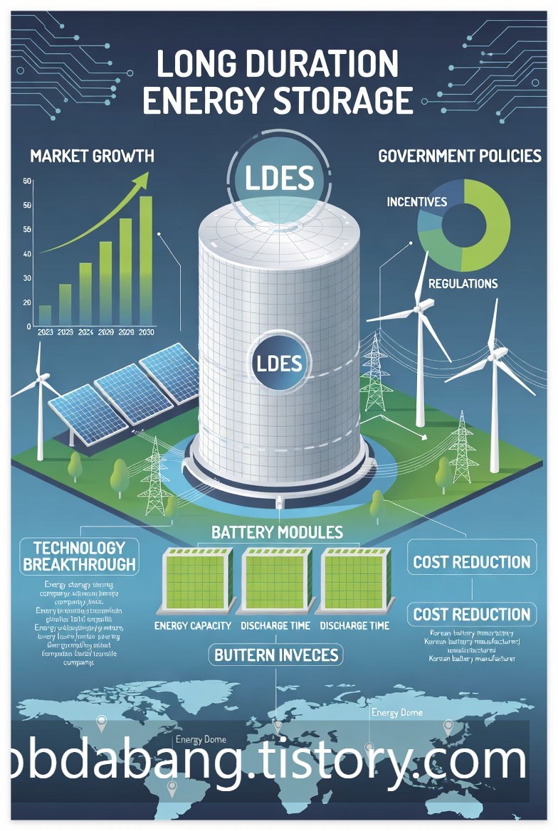 LDES(long duration energy storage)
장주기에너지저장시스템
