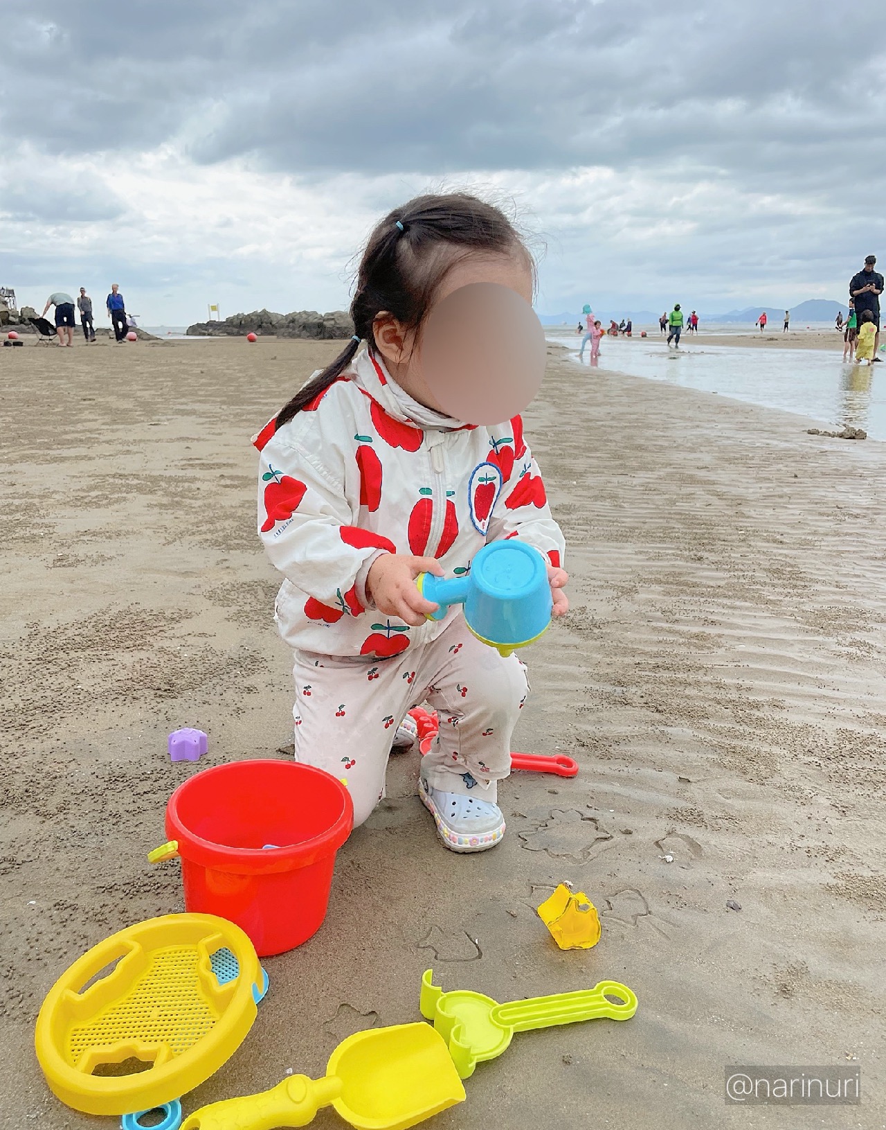 부산 다대포 갯벌체험 아기랑