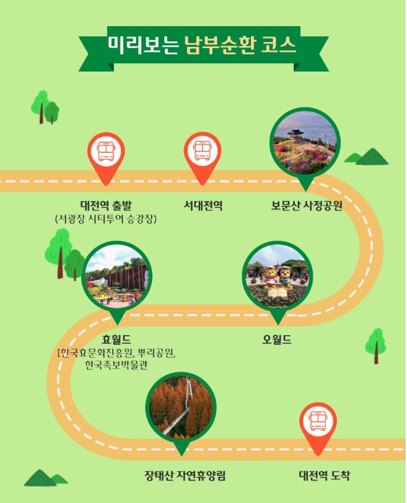 대전시티투어-남부순환코스