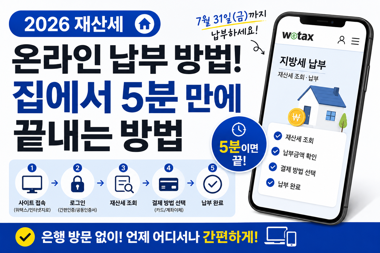 2026 재산세 온라인 납부 방법