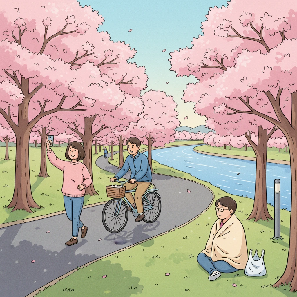 강동구 벚꽃 구경 준비물 및 쾌적한 ..