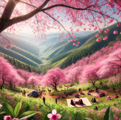 금산 보곡산골 산벚꽃 축제