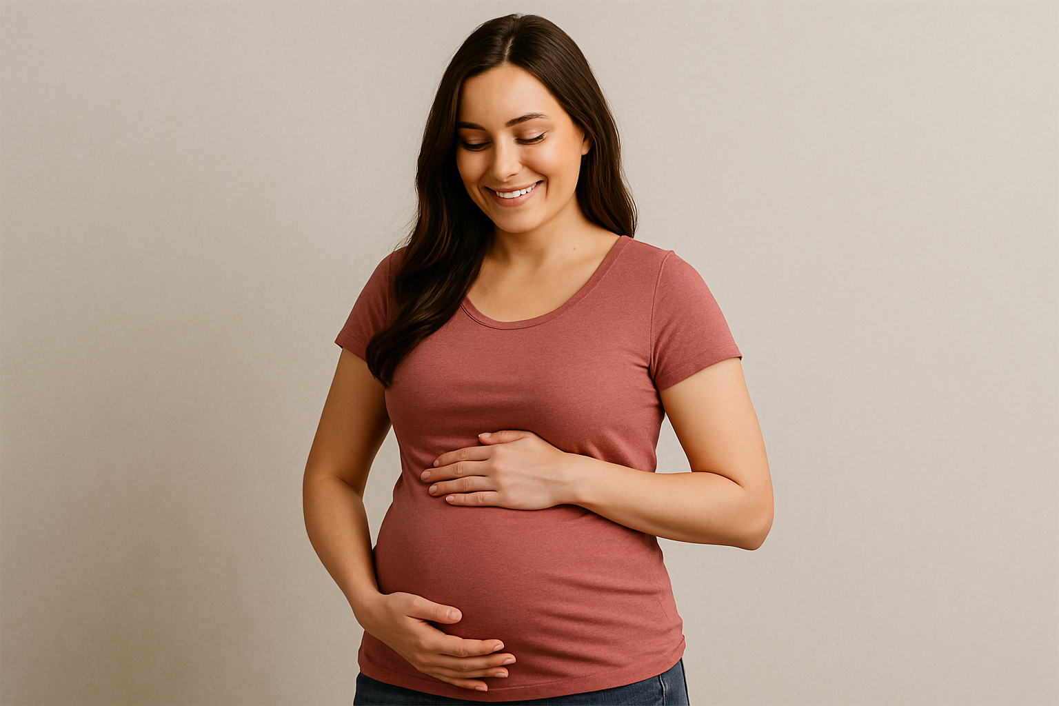 임신한-행복한-여성