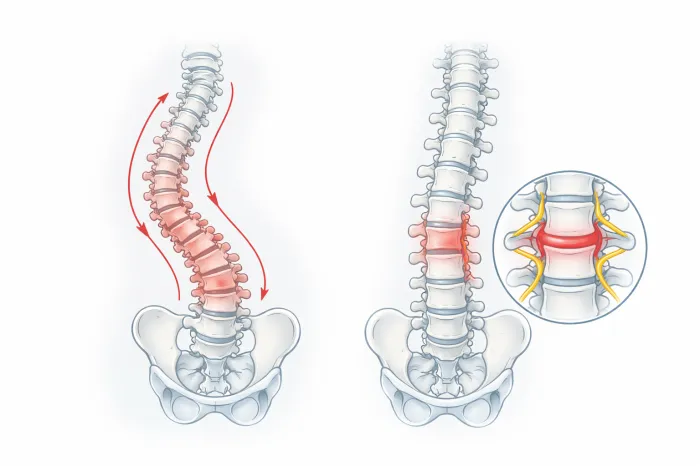 등 통증이 의심되는 병