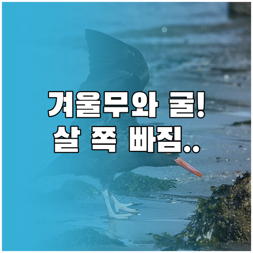 포만감 높은 겨울 무와 단백질 풍부한..