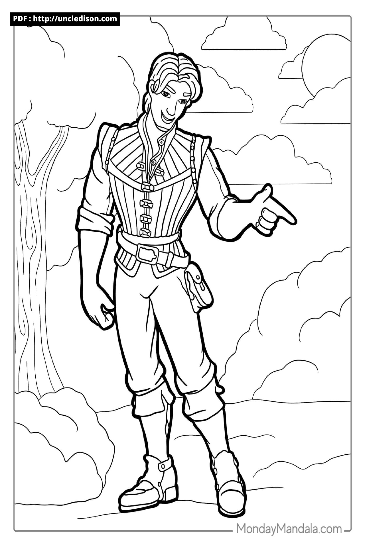 라푼젤 색칠공부 디즈니 도안