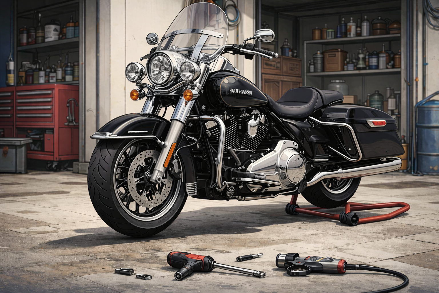 크루저 할리데이비슨 로드킹