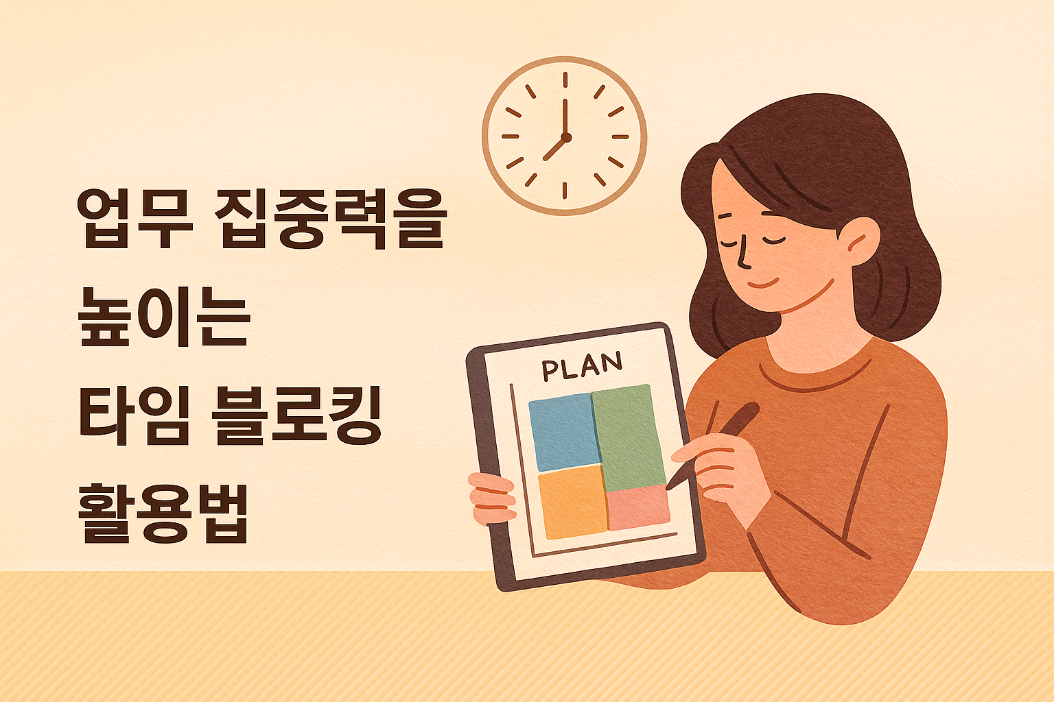 업무 집중력을 높이는 타임 블로킹 활용법