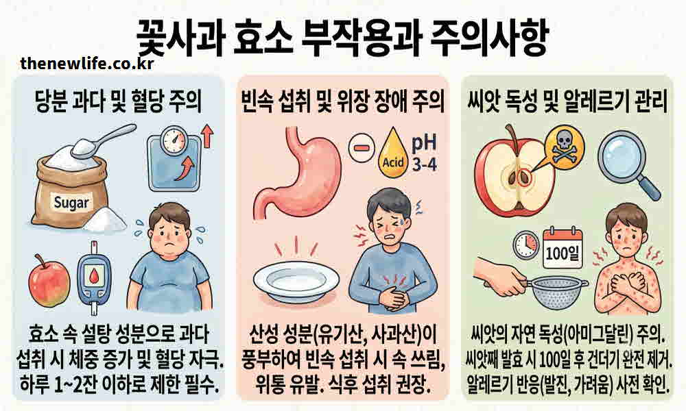 꽃사과 효소 효능 부작용