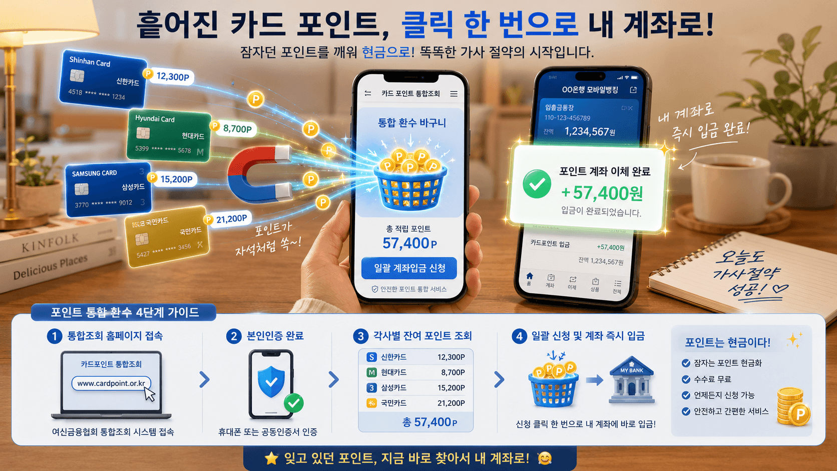 카드 포인트 모으는 방법 이미지