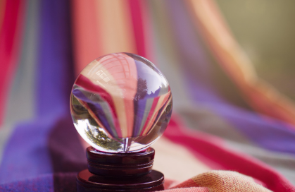 동그란 유리구슬