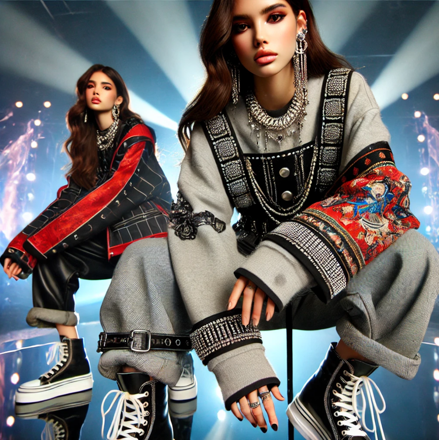 K-POP 스타의 패션 사진