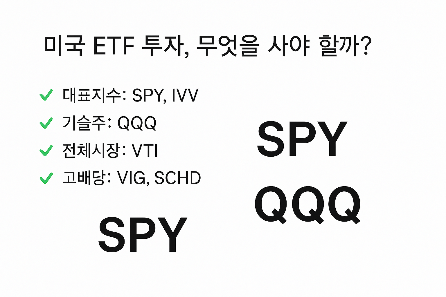 2025년 주목해야 할 미국주식 ETF BEST 10