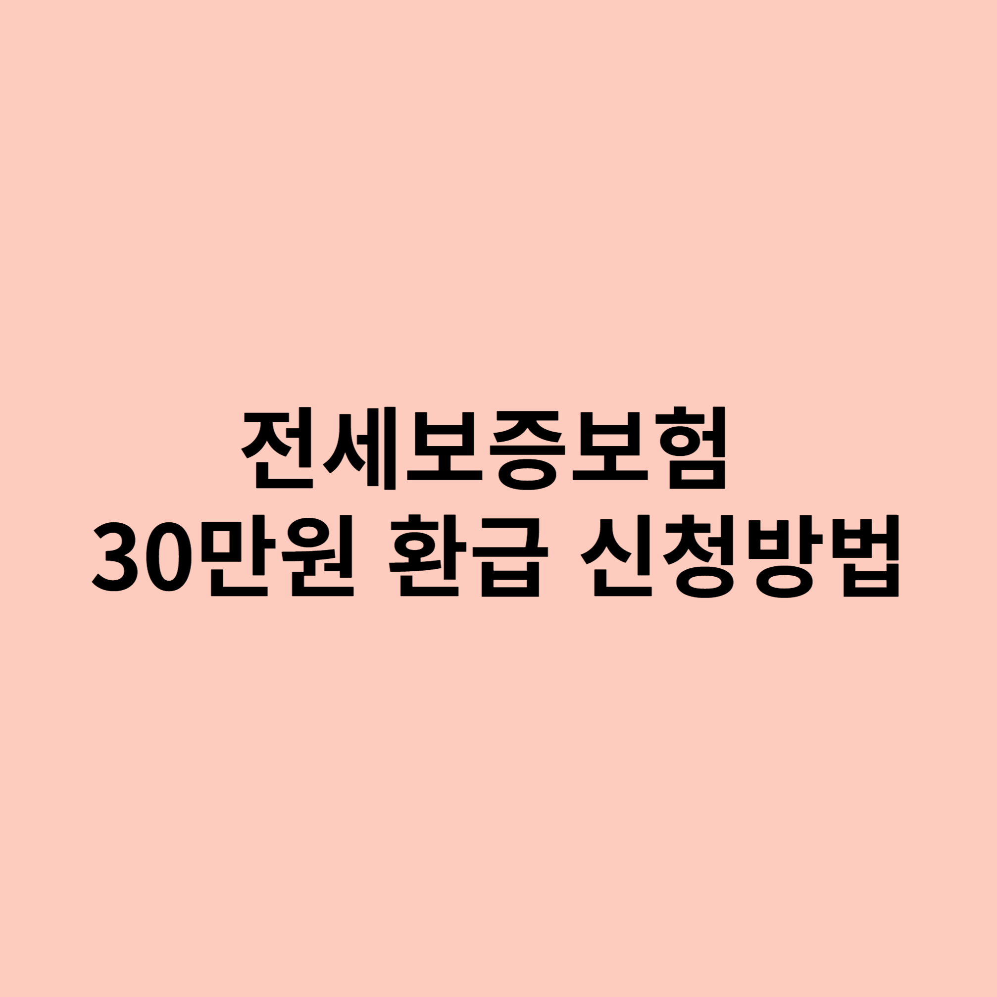전세보증