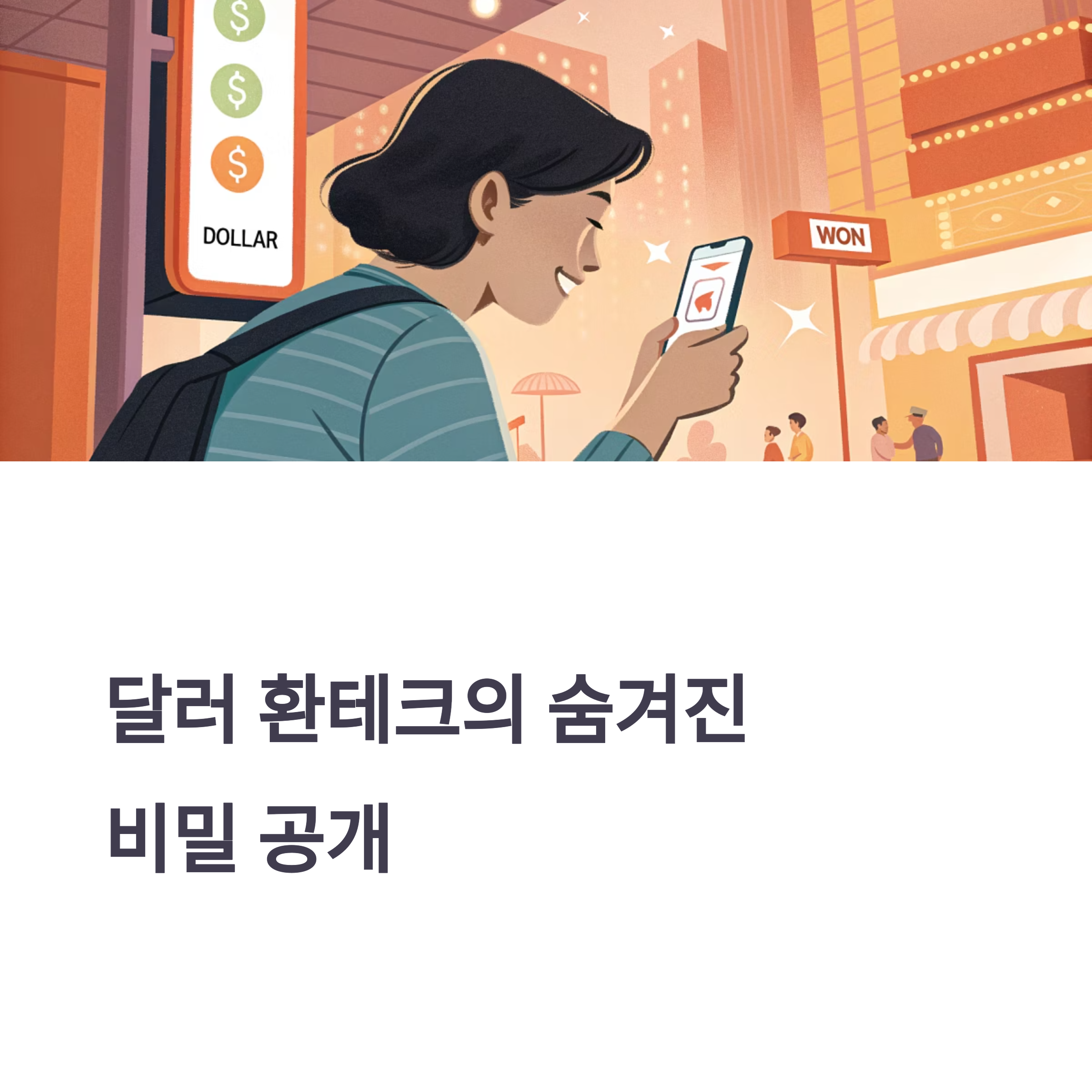 달러 환테크 3대 핵심: 스프레드·수수료·우대율