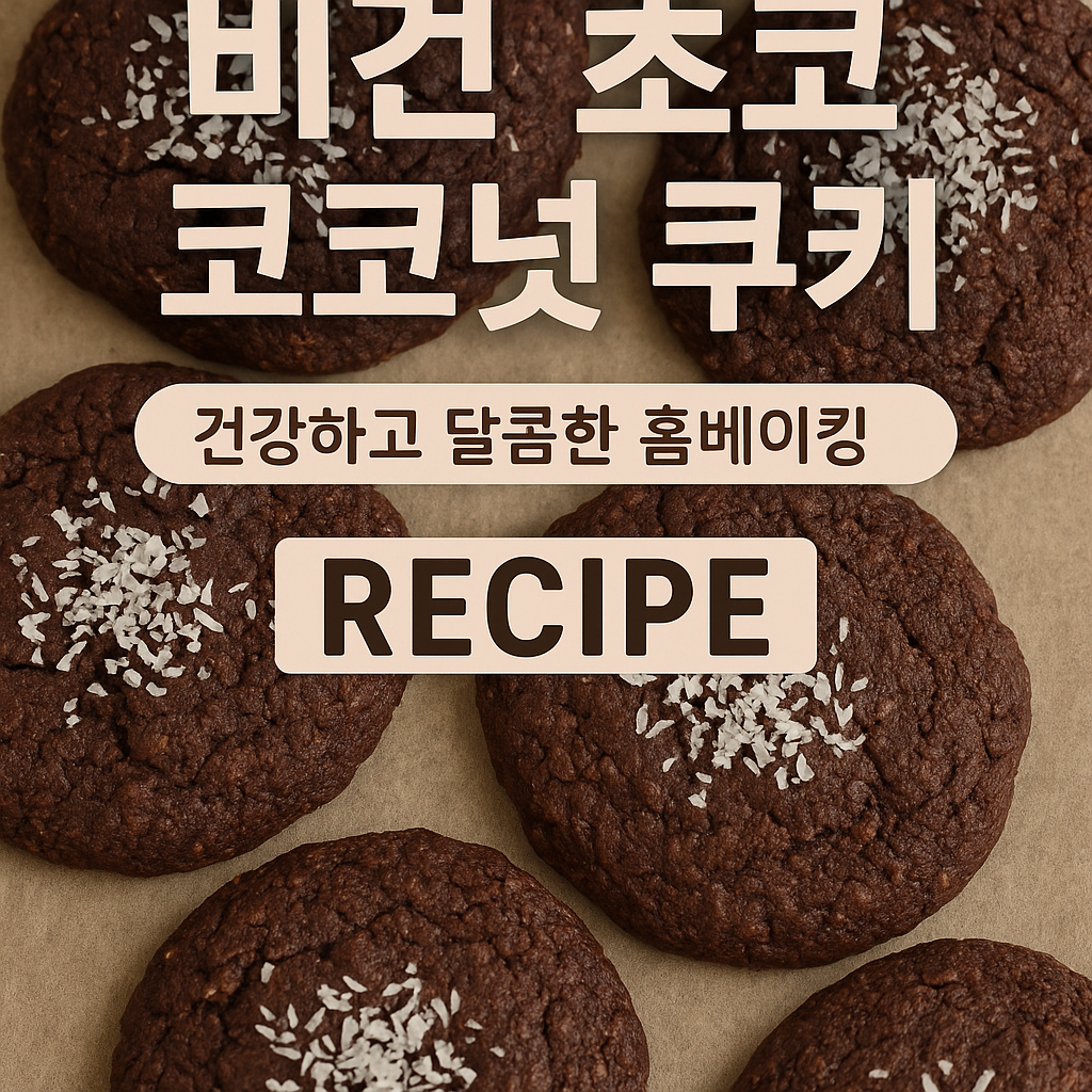 초코 코코넛 쿠키