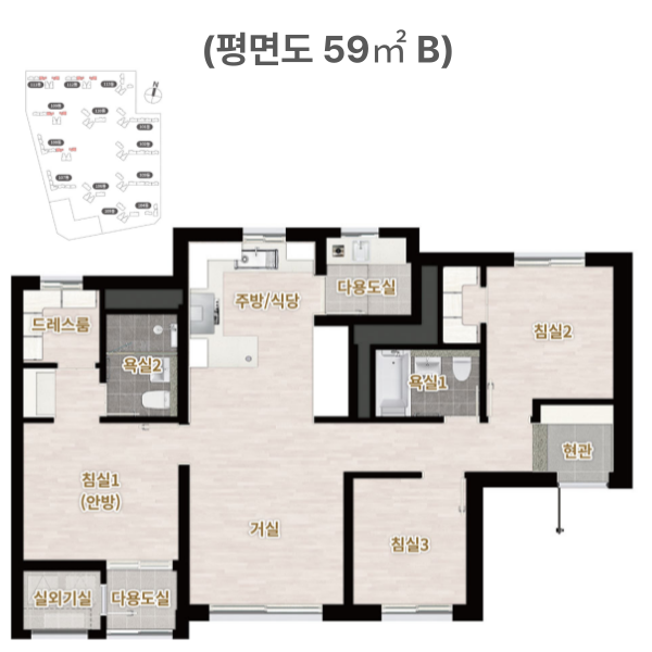 잠실 르엘 평면도