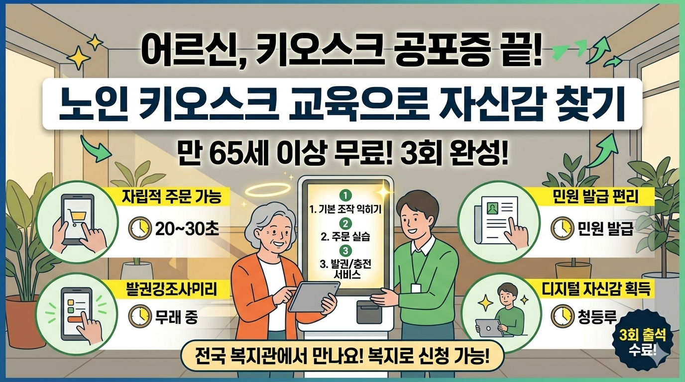 노인 키오스크 교육
