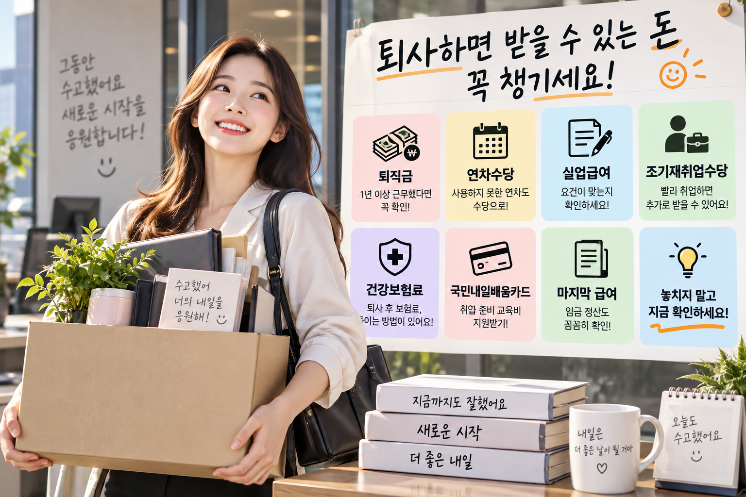 퇴사하면 받을 수 있는 돈