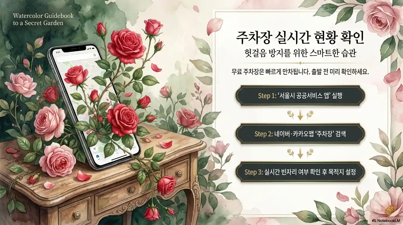 중랑 장미축제 주차장 실시간 확인