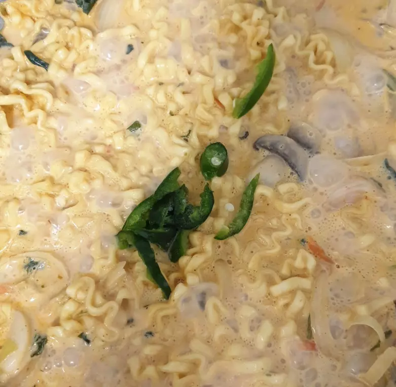 크림짬뽕 만들기