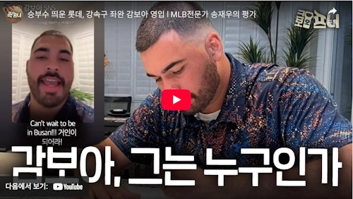 롯데 알렉 감보아 외국인 투수