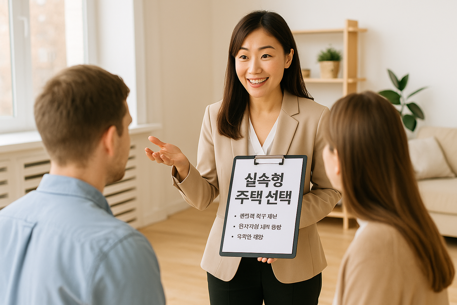 실속주택선택에 대해 브리핑