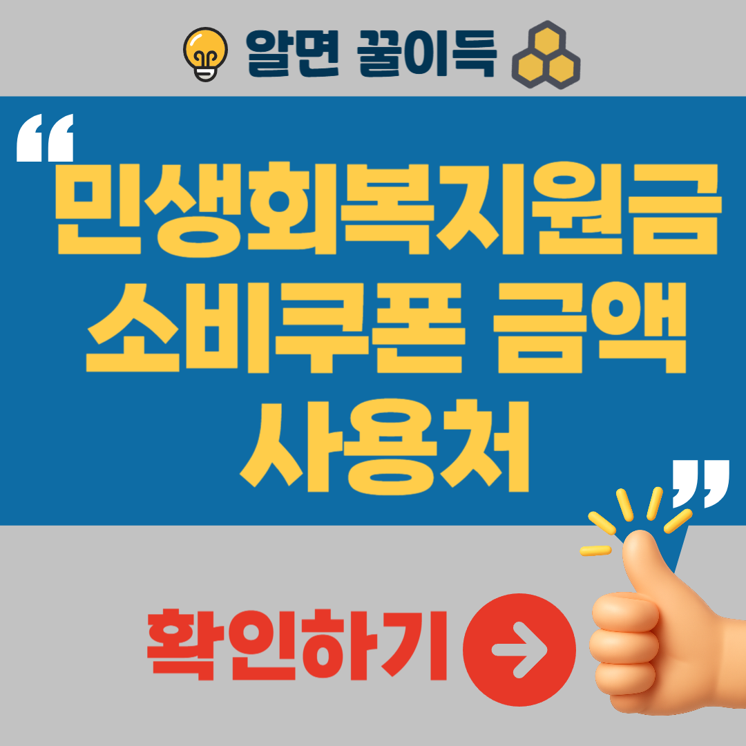 민생회복지원금 소비쿠폰 지급금액 지급기준 사용처 혜택