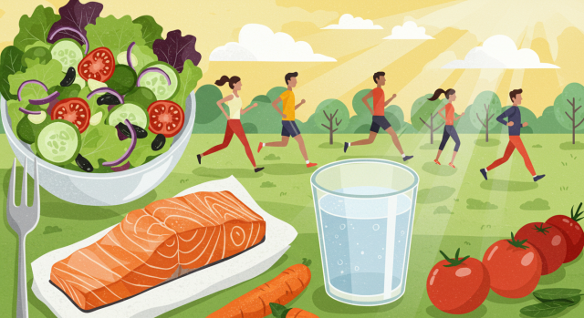 간 건강을 위한 식단과 운동