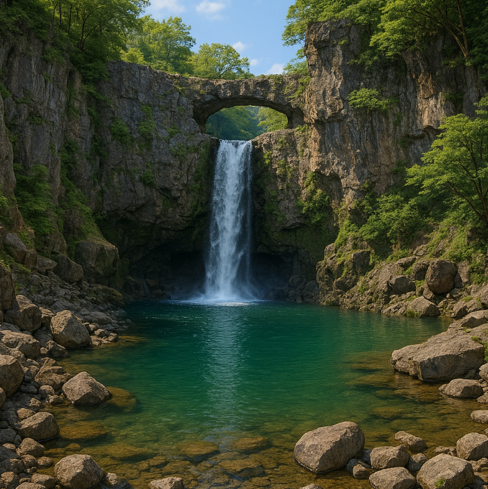 경기도 연천여행 재인폭포 모습