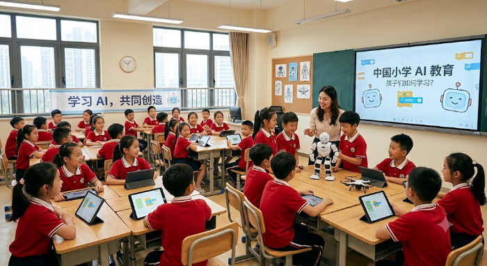 중국 초등학교 AI 교육 현황, 아이들은 어떻게 배우고 있을까?