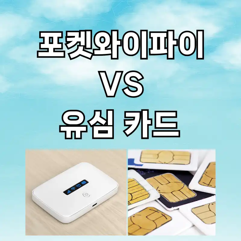 포켓와이파이 유심카드