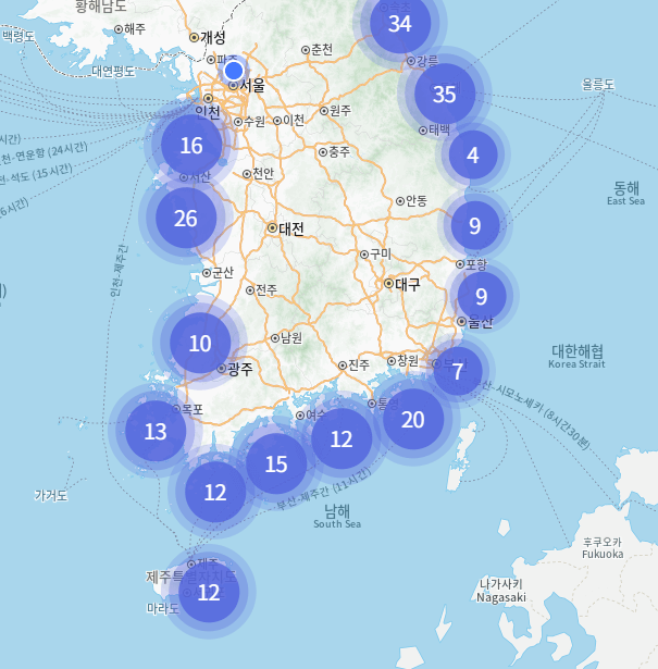 2024 전국 해수욕장 개장일