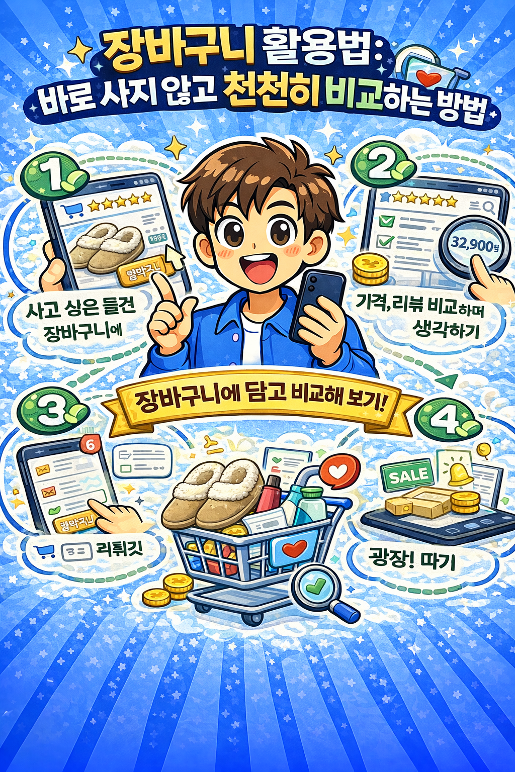 장바구니 활용법: 바로 사지 않고 천천히 비교하는 방법